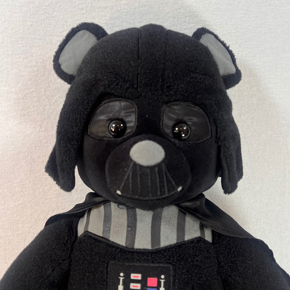 Star Wars Darth Vader Plush Teddy Bear Black Cape Stuffed Animal Lucasfilm